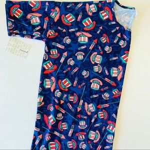 Lularoe Irma Tunic Top Large Americana 🇺🇸